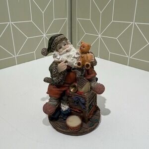 4.25" Vintage K's‎ Collection Santa In Action  Collection Figurine
